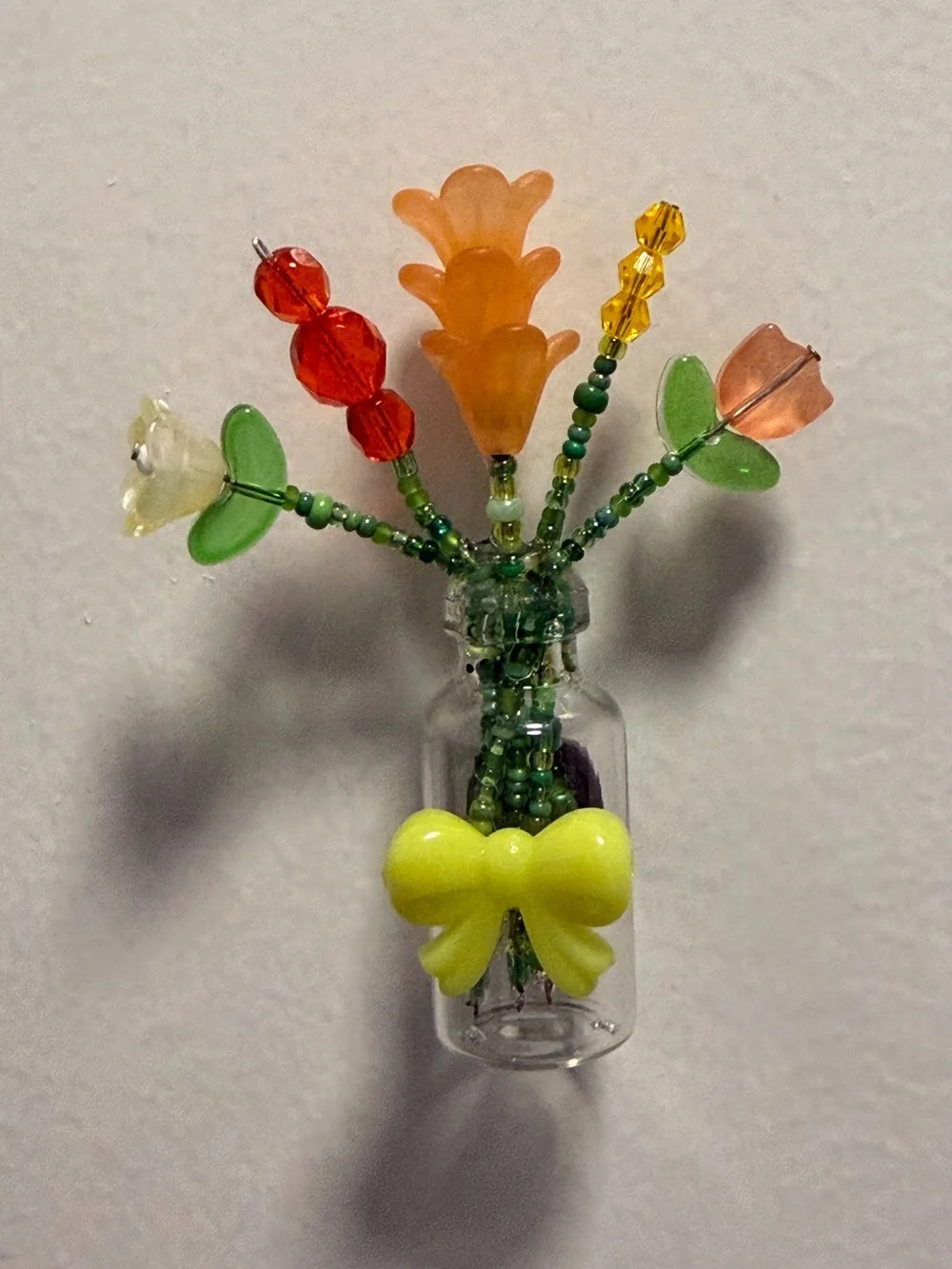 Mystery Handmade Beaded Flower Bouquet Magnet - BENEFITING PEDIATRIC SARCOMA